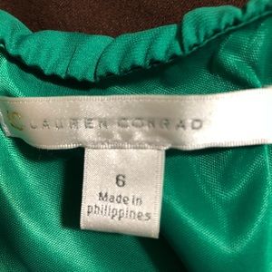 Kelly green Lauren Conrad dress